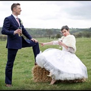 Real brides in original vintage wedding dresses by Abigail's Vintage Bridal