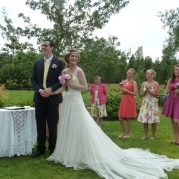 Real brides in original vintage wedding dresses by Abigail's Vintage Bridal