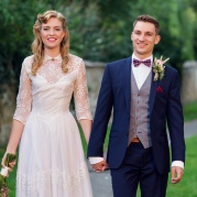 Real brides in original vintage wedding dresses by Abigail's Vintage Bridal