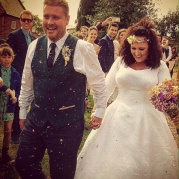 Real brides in original vintage wedding dresses by Abigail's Vintage Bridal