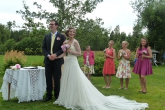 Real brides in original vintage wedding dresses by Abigail's Vintage Bridal
