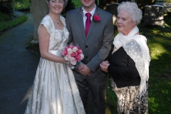 Real brides in original vintage wedding dresses by Abigail's Vintage Bridal